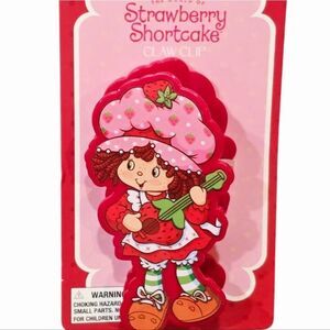 Strawberry Shortcake Playing Guitar Hair Claw Clip